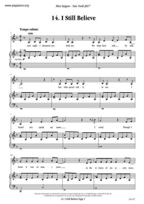 i will be what i believe sheet music pdf free: How does one's belief system influence their creative output?